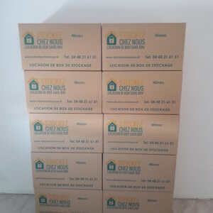Pack de 10 cartons standards renforcés